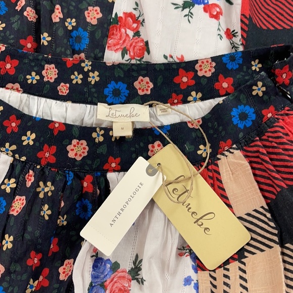 Anthropologie Letmebe Contrast Maxi Skirt NWT - Picture 5 of 8